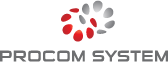 procom system logo