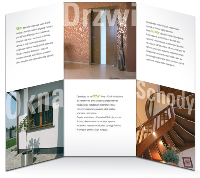 Projekt Ulotki Lazar portfolio TulipDesign