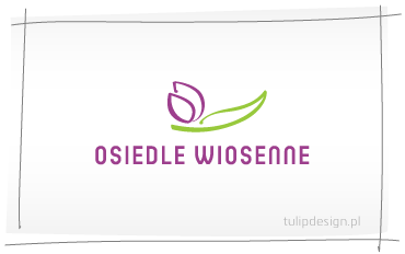Logo osiedla mieszkaniowego wiosna